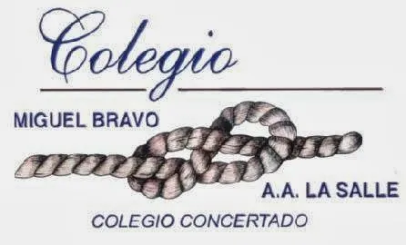 Emblema del Colegio Miguel Bravo La Salle con nudo marinero